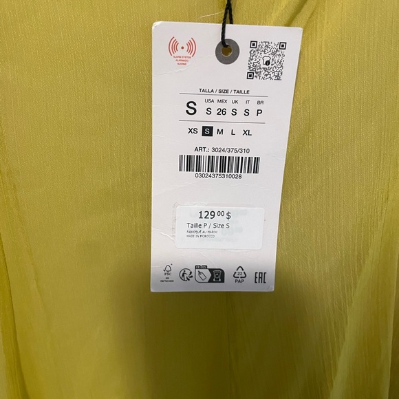 Zara Yellow Maxi Dress - Picture 2 of 7